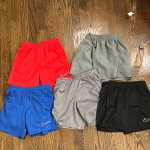 Nike Kids Shorts Set - Red, Gray, Blue, Black